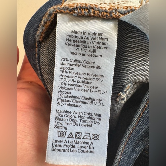 J. Crew Factory Mid Rise Skinny Jeans 27 Petite‎ GUC 0363 - Picture 9 of 10